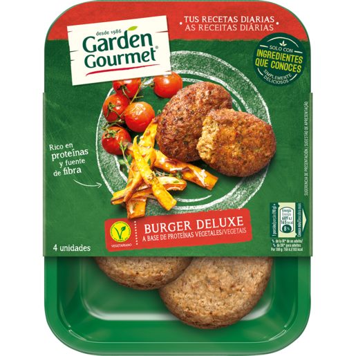 GARDEN GOURMET hamburguesas vegetarianas bandeja 180 gr