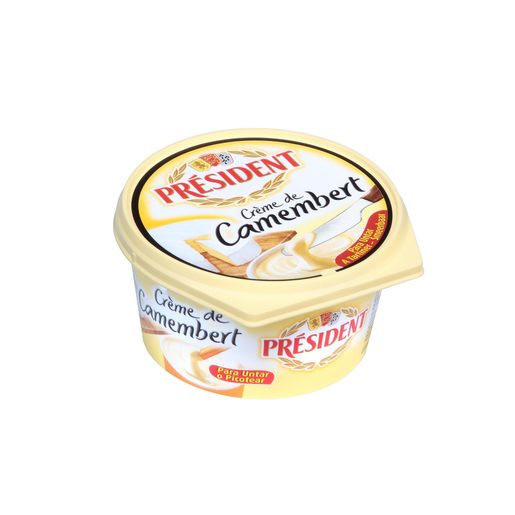 PRESIDENT crema de queso camembert tarrina 125 gr