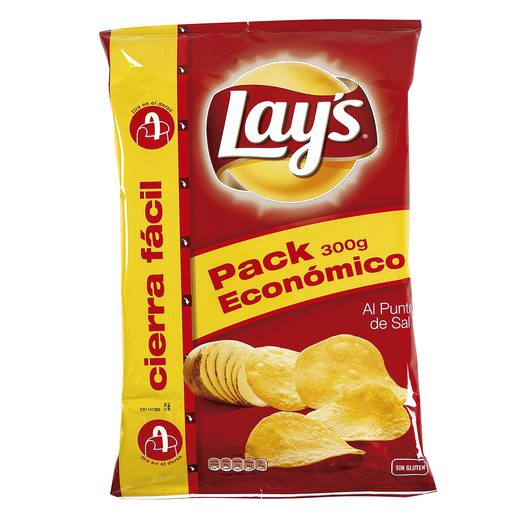 LAY'S patatas fritas al punto de sal bolsa 300 gr
