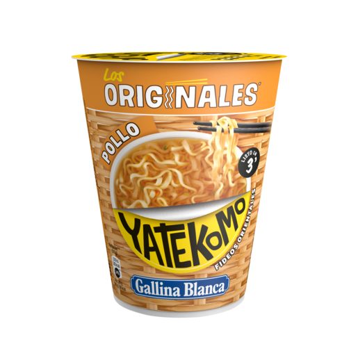 GALLINA BLANCA fideos orientales yatekomo pollo vaso 66 gr