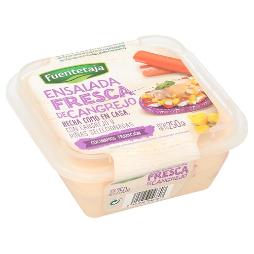FUENTETAJA ensalada de cangrejo tarrina 250 gr