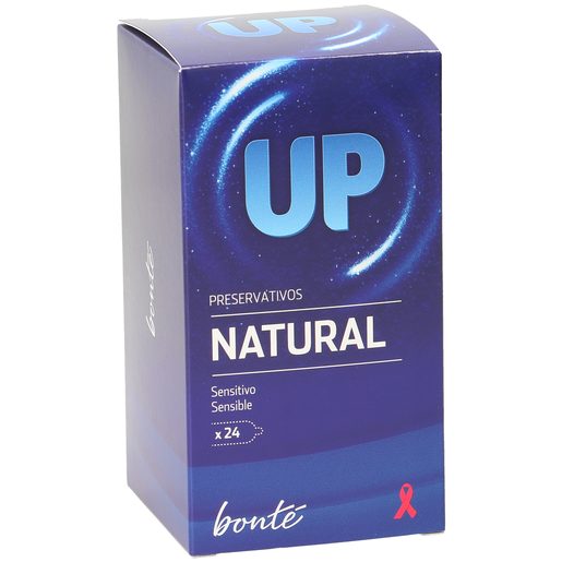 BONTE preservativos up natural sensitive caja 24 uds