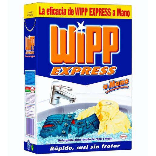 WIPP EXPRESS detergente en polvo para lavar a mano maleta 500 gr