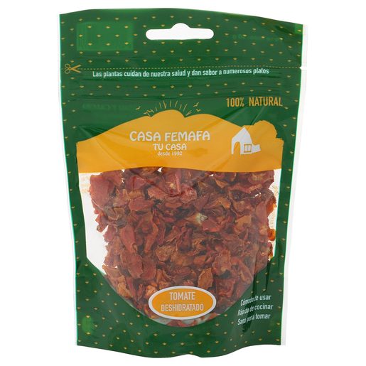 Tomate troceado deshidratado bolsa 30 gr