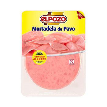 ELPOZO mortadela de pavo en lonchas sobre 250 gr