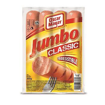OSCAR MAYER salchichas jumbo con queso envase 350 gr