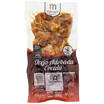 Oreja de cerdo adobada y cocida envase 500 gr