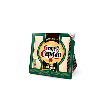 GRAN CAPITAN queso semicurado cuña 250 gr