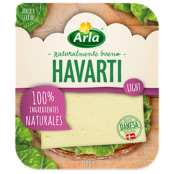 ARLA queso havarti lonchas envase 150 gr