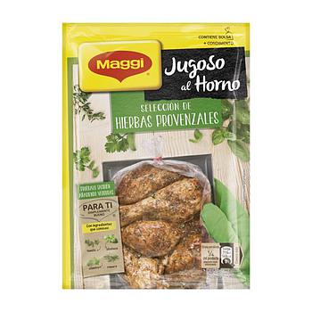 MAGGI jugoso al horno hierbas provenzales sobre 34 gr