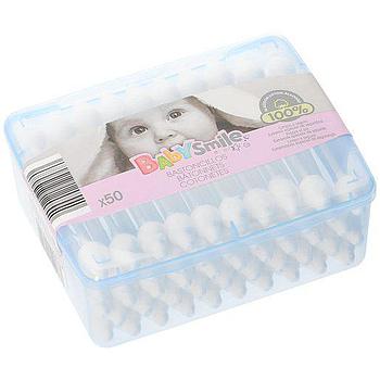 BABYSMILE bastoncillos bebé caja 50 uds