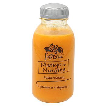 Zumo de naranja y mango botella 250 ml