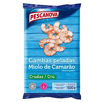 PESCANOVA gambas peladas bolsa 500 gr