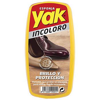 YAK esponja para calzado brillo inmediato incolora especial piel 1 ud
