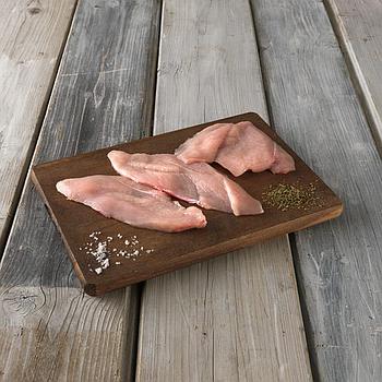 Filetes de pechuga de pollo bandeja (peso aprox. 700 gr)